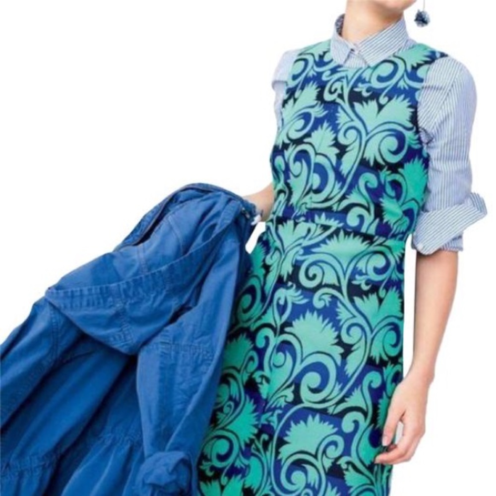 J.Crew Jacquard A-line Dress